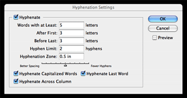 Hyphenation ID