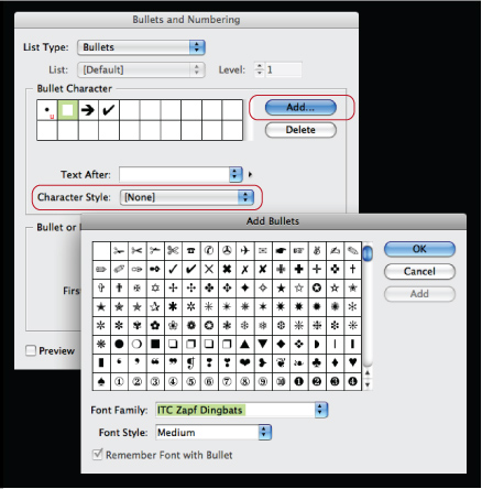 Automate bullets