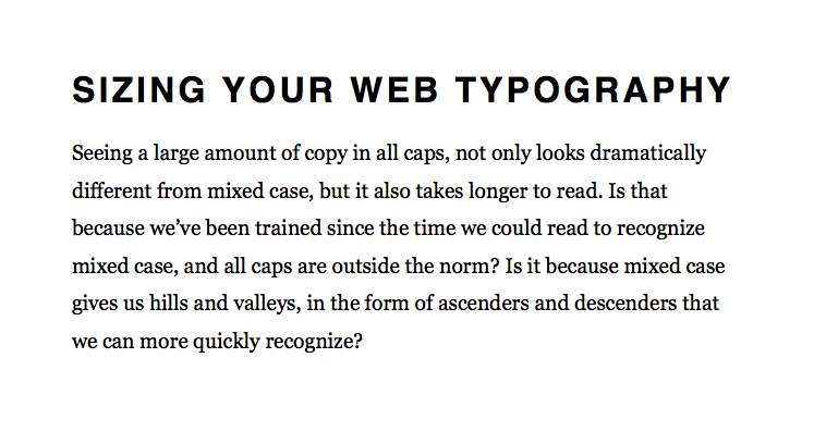 Web Typography Essentials